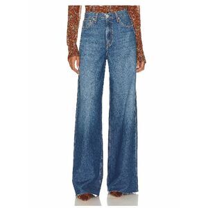 Rag & Bone Featherweight Sofie Wide-Leg Jeans in Otto Wash Size 24